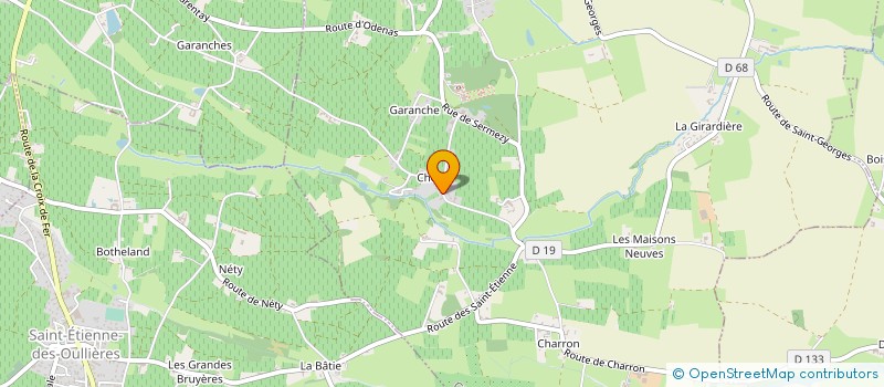 localisation de l'entreprise MONSIEUR CYRIL BUTILLON  CHARENTAY