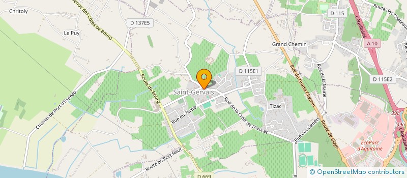 localisation de l'entreprise MONSIEUR CYRIL CABIRAN  SAINT-GERVAIS