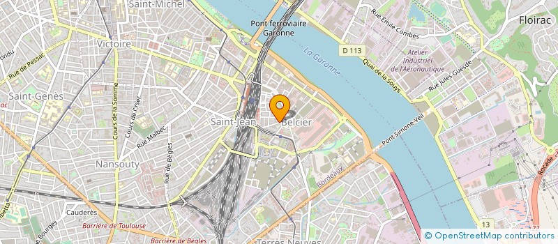 localisation de l'entreprise MONSIEUR CYRIL CADILLON à BORDEAUX