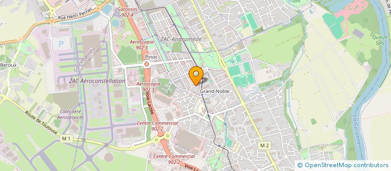 localisation de l'entreprise MONSIEUR CYRIL CALVAYRAC  BLAGNAC