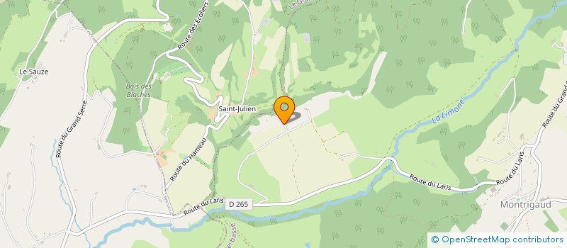 localisation de l'entreprise MONSIEUR CYRIL CALVIER  VALHERBASSE