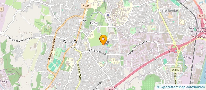 localisation de l'entreprise MONSIEUR CYRIL CAMEL  SAINT-GENIS-LAVAL