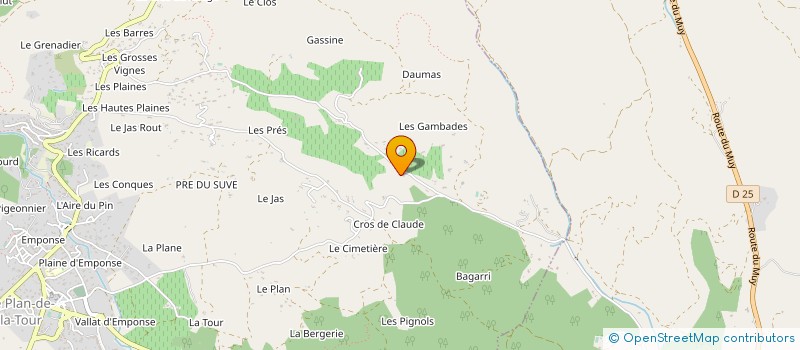 localisation de l'entreprise MONSIEUR CYRIL CAMILLE GIBBESE à LE PLAN-DE-LA-TOUR