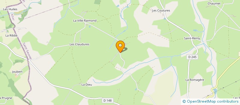 localisation de l'entreprise MONSIEUR CYRIL CAMPELLO à SAINT-SAUVIER