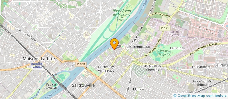 localisation de l'entreprise MONSIEUR CYRIL CAMUS  SARTROUVILLE