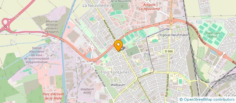 localisation de l'entreprise MONSIEUR CYRIL CAMUSSO  REIMS