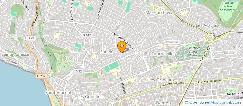 localisation de l'entreprise MONSIEUR CYRIL CANONGE à LE HAVRE