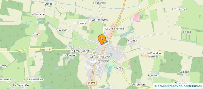 localisation de l'entreprise MONSIEUR CYRIL CANU  LA MEILLERAYE-DE-BRETAGNE