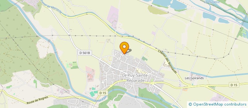 localisation de l'entreprise MONSIEUR CYRIL CAPDEVILLE  LE PUY-SAINTE-REPARADE