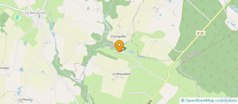 localisation de l'entreprise MONSIEUR CYRIL CAPELLI  FENIOUX