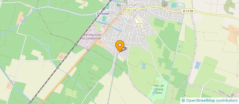 localisation de l'entreprise MONSIEUR CYRIL CARAVEILHE  COURSAN