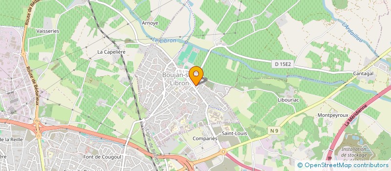 localisation de l'entreprise MONSIEUR CYRIL CARBONNEL  BOUJAN-SUR-LIBRON