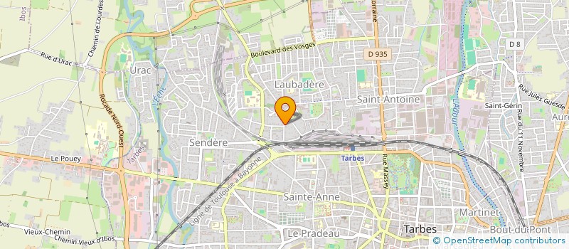 localisation de l'entreprise MONSIEUR CYRIL CARDOSO  TARBES