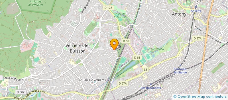 localisation de l'entreprise MONSIEUR CYRIL CARLOS-DIAZ  VERRIERES-LE-BUISSON