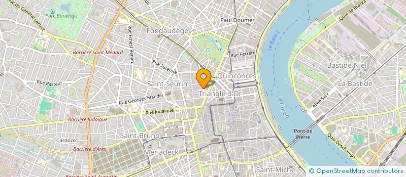 localisation de l'entreprise MONSIEUR CYRIL CARON  BORDEAUX