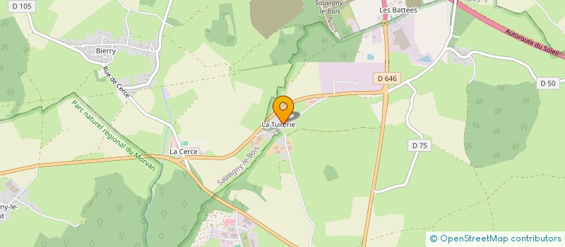 localisation de l'entreprise MONSIEUR CYRIL CARREAU  SAUVIGNY-LE-BOIS