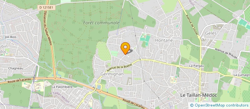 localisation de l'entreprise MONSIEUR CYRIL CARTIER  LE TAILLAN-MEDOC