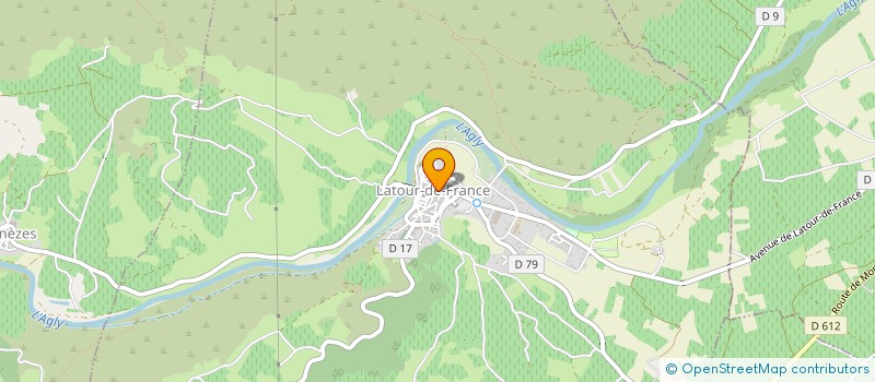 localisation de l'entreprise MONSIEUR CYRIL CASADESSUS  LATOUR-DE-FRANCE