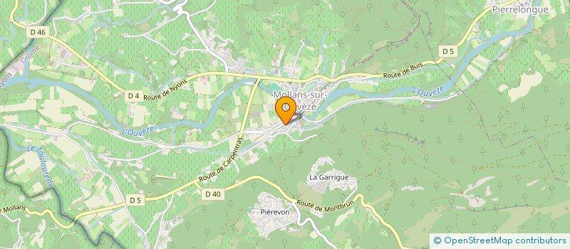 localisation de l'entreprise MONSIEUR CYRIL CASANOVA  MOLLANS-SUR-OUVEZE