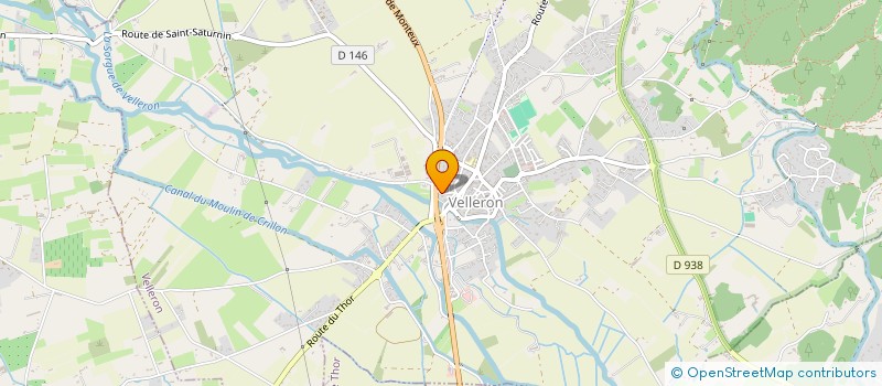 localisation de l'entreprise MONSIEUR CYRIL CASTE  VELLERON