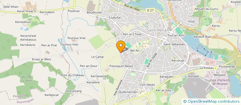 localisation de l'entreprise MONSIEUR CYRIL CASTEL  SAINT-RENAN