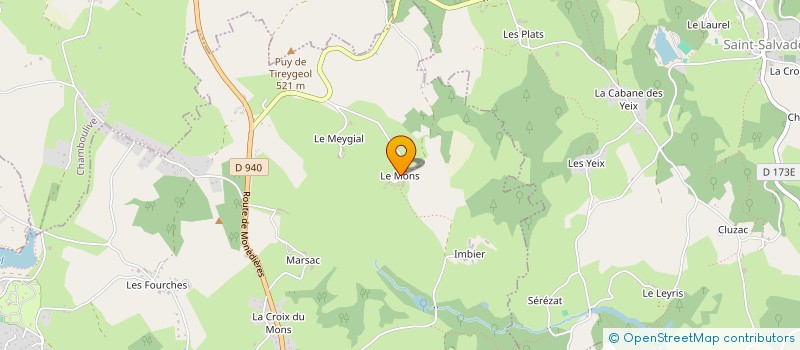 localisation de l'entreprise MONSIEUR CYRIL CASTIN  SEILHAC