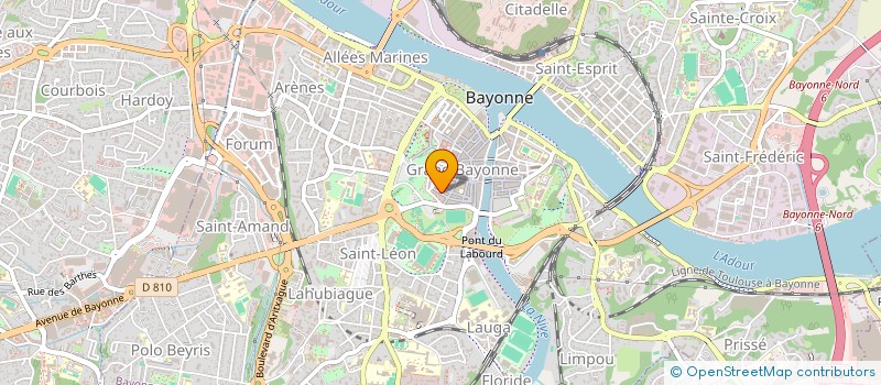localisation de l'entreprise MONSIEUR CYRIL CATALA  BAYONNE
