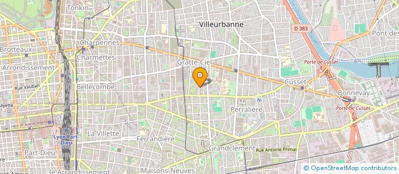 localisation de l'entreprise MONSIEUR CYRIL CATALA  VILLEURBANNE