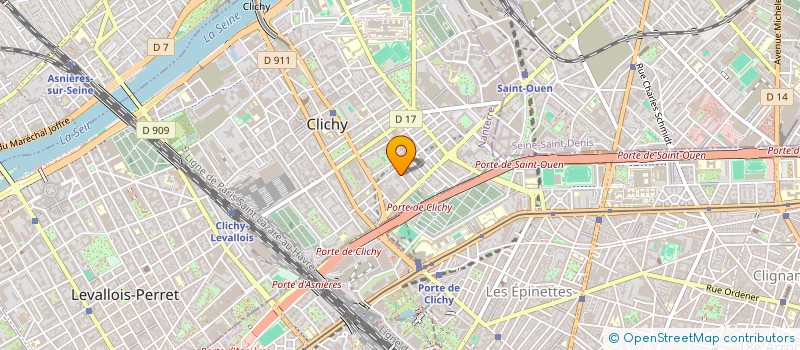 localisation de l'entreprise MONSIEUR CYRIL CAULIER à CLICHY