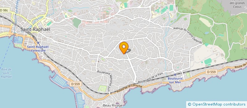 localisation de l'entreprise MONSIEUR CYRIL CAVALLERO  SAINT-RAPHAEL