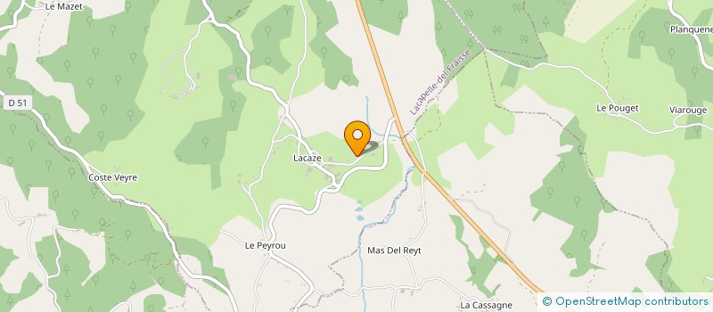 localisation de l'entreprise MONSIEUR CYRIL CAZAL à LACAPELLE-DEL-FRAISSE