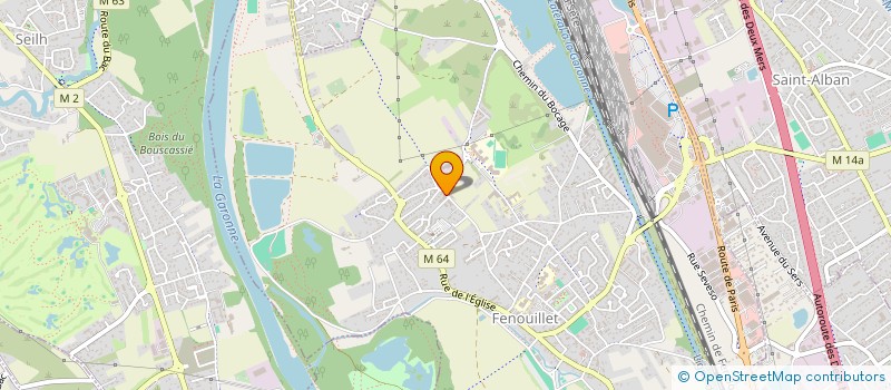 localisation de l'entreprise MONSIEUR CYRIL CHABRERIE  FENOUILLET