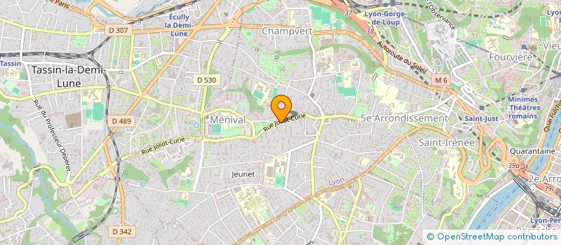 localisation de l'entreprise MONSIEUR CYRIL CHAILLON  LYON