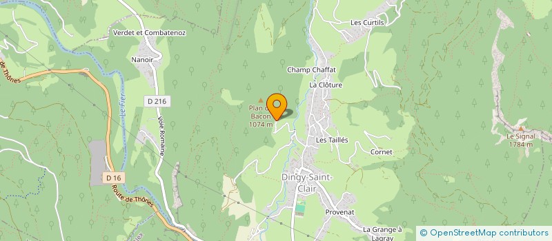 localisation de l'entreprise MONSIEUR CYRIL CHAMPANGE  LES CLEFS