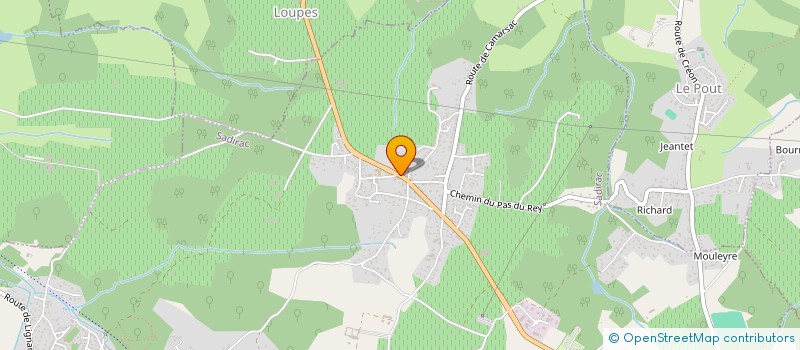 localisation de l'entreprise MONSIEUR CYRIL CHANTEAU  SADIRAC