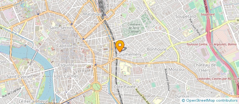 localisation de l'entreprise MONSIEUR CYRIL CHANTELOT à TOULOUSE