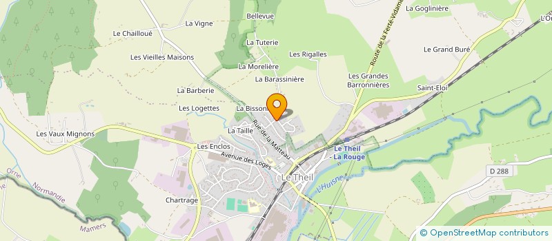 localisation de l'entreprise MONSIEUR CYRIL CHAPLAIN à VAL-AU-PERCHE