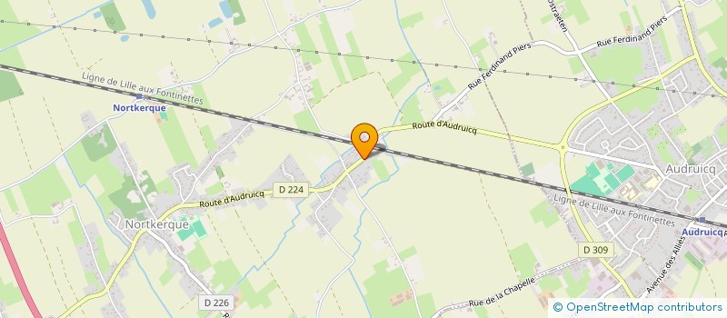 localisation de l'entreprise MONSIEUR CYRIL CHARLES  NORTKERQUE