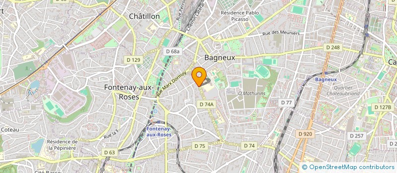 localisation de l'entreprise MONSIEUR CYRIL CHARLES MESSANCE à FONTENAY-AUX-ROSES