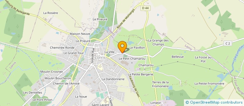 localisation de l'entreprise MONSIEUR CYRIL CHARPENTIER à LORRIS