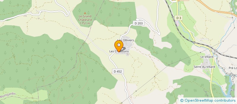 localisation de l'entreprise MONSIEUR CYRIL CHARVIN  LA BATIE NEUVE