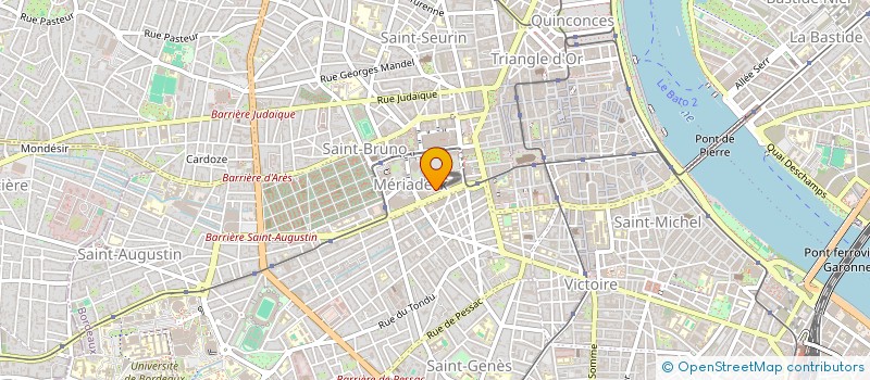 localisation de l'entreprise MONSIEUR CYRIL CHATEAU  BORDEAUX