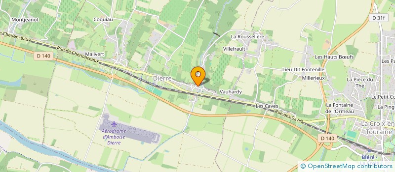 localisation de l'entreprise MONSIEUR CYRIL CHATELAIN  DIERRE