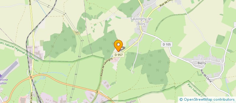 localisation de l'entreprise MONSIEUR CYRIL CHATELAIN  SAUVIGNY-LE-BOIS