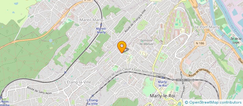 localisation de l'entreprise MONSIEUR CYRIL CHAUPLANNAZ  MARLY-LE-ROI