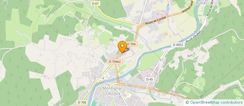 localisation de l'entreprise MONSIEUR CYRIL CHAUSSET  MONTIGNAC-LASCAUX