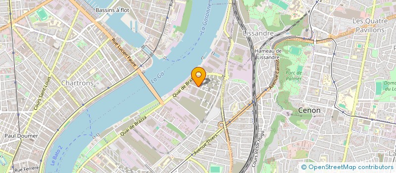 localisation de l'entreprise MONSIEUR CYRIL CHAUVE  BORDEAUX