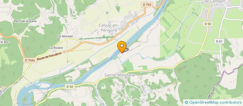 localisation de l'entreprise MONSIEUR CYRIL CHAZOT  SAINTE-MONDANE