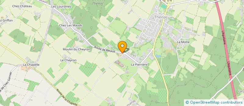 localisation de l'entreprise MONSIEUR CYRIL CHOUC  THENAC