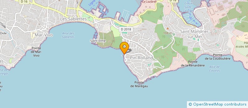 localisation de l'entreprise MONSIEUR CYRIL CHRISTIAN JACQ GROULARD  SAINT-MANDRIER-SUR-MER